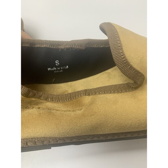 Four Seasons Velvet Slippers Private Jet By Vivi Friulane Brown‎ Size S - Picture 4 of 5